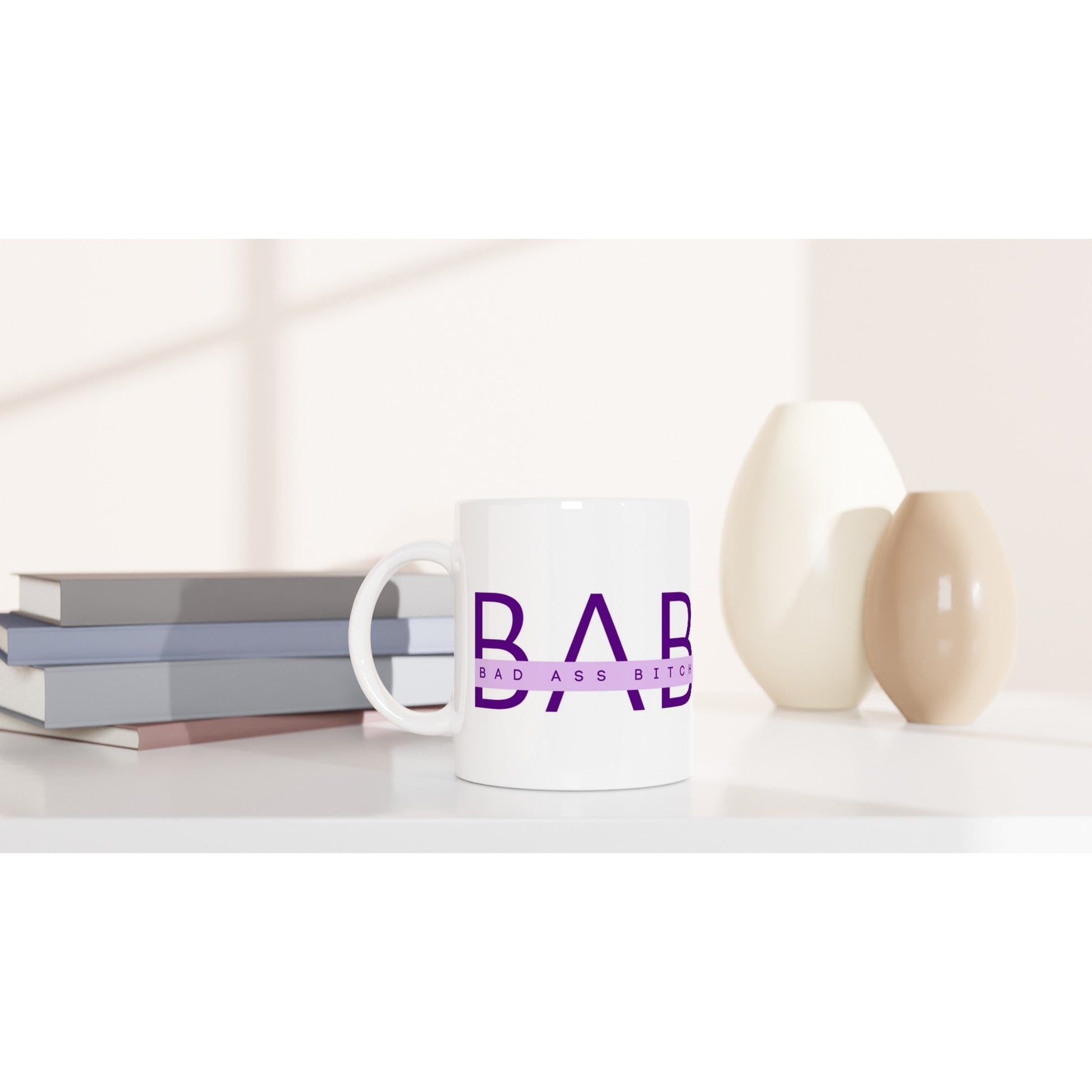 B - A - B Ceramic Mug - A Buzz with Words