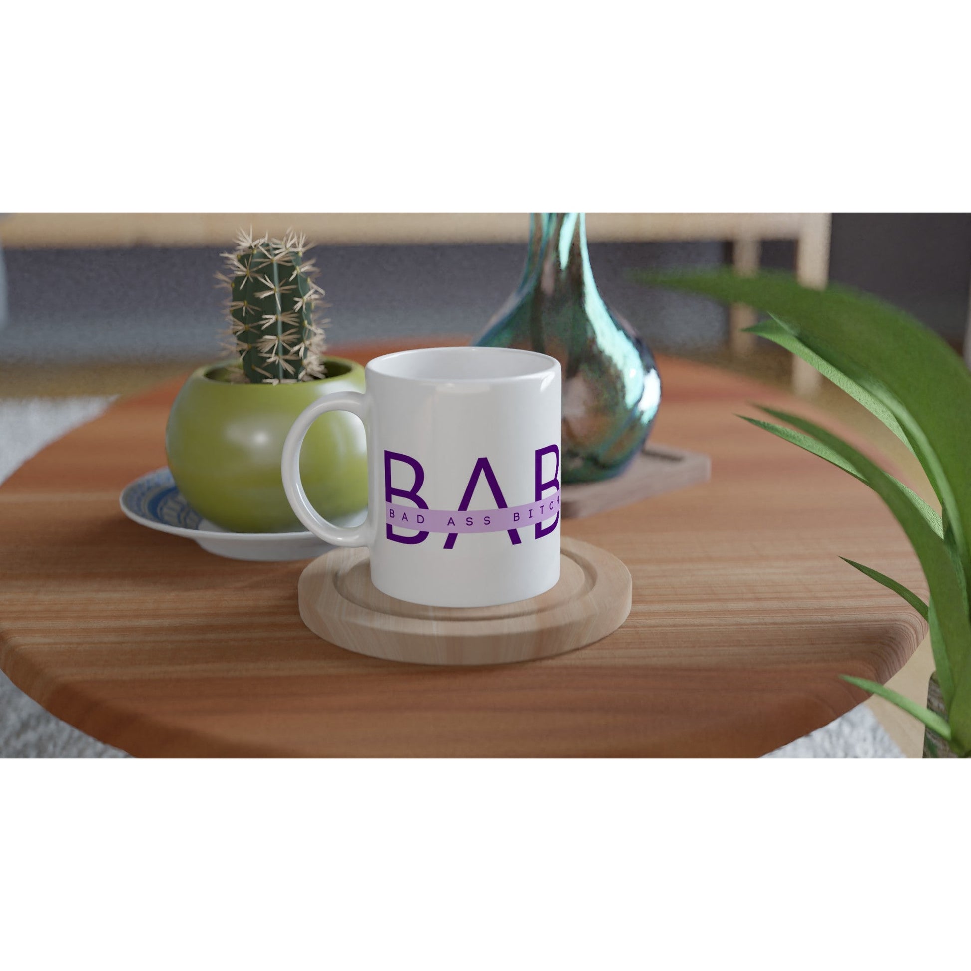 B - A - B Ceramic Mug - A Buzz with Words