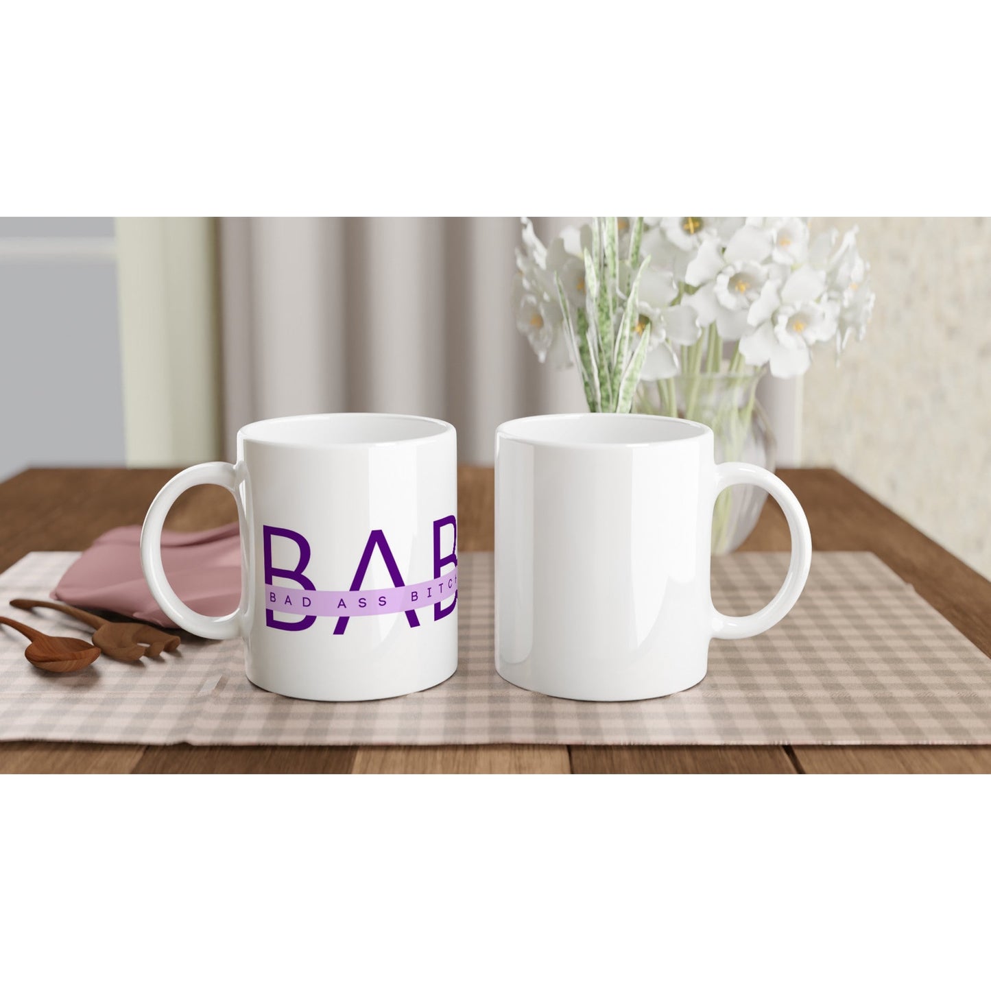 B - A - B Ceramic Mug - A Buzz with Words