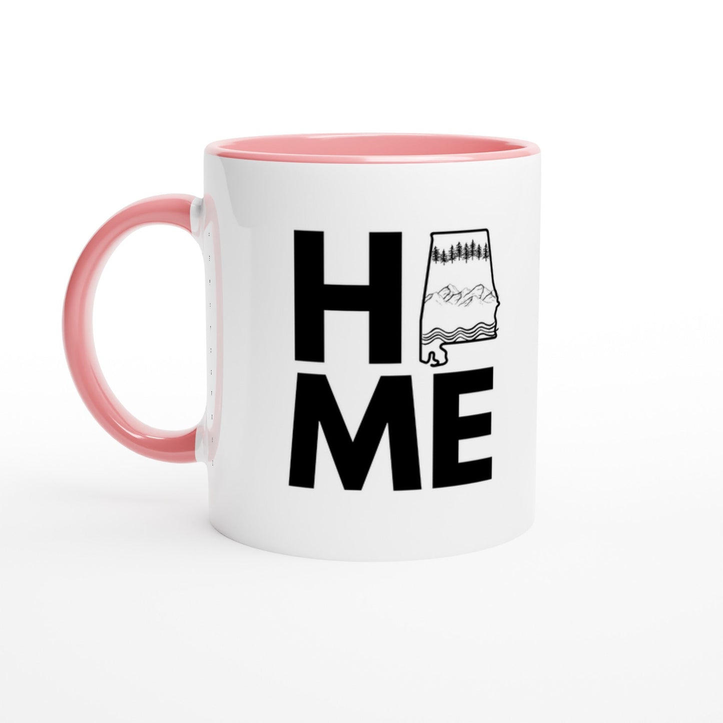 HOME Ceramic Mug with Color Inside - A Buzz with Words