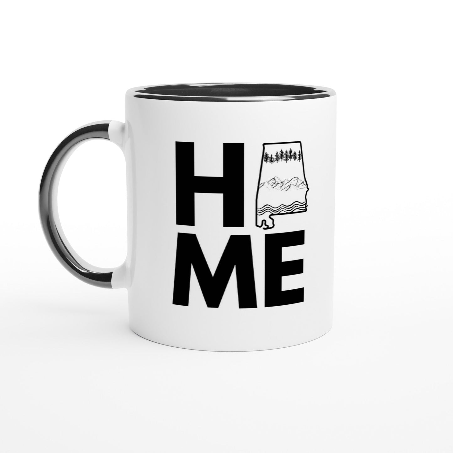 HOME Ceramic Mug with Color Inside - A Buzz with Words