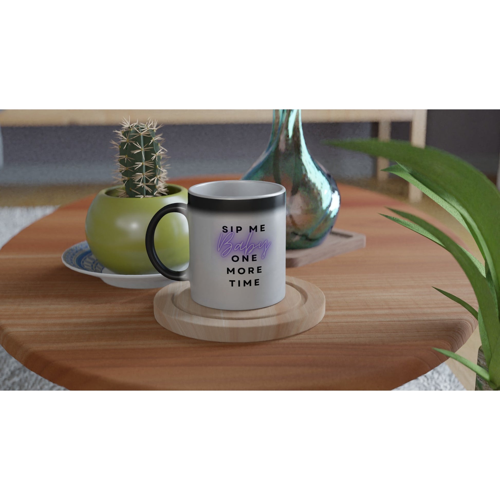 Sip Me Baby One More Time Magic Ceramic Mug - A Buzz with Words