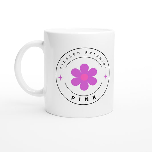 Tickled Pink Ceramic Mug - A Buzz with Words