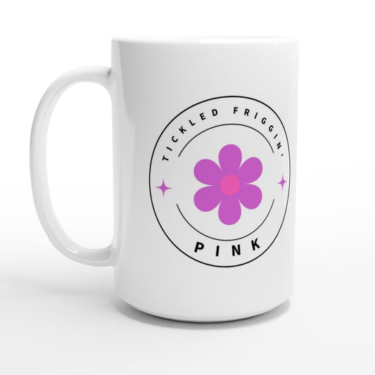 Tickled Pink Ceramic Mug - A Buzz with Words